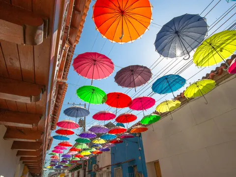 tour privado Cartagena Indias Getsemani callejon Ancho Paraguas Colombia