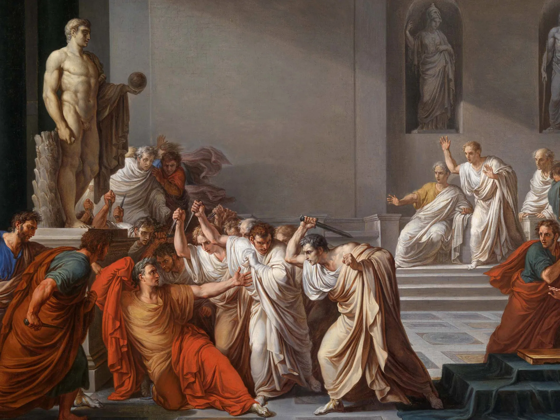 Vincenzo Camuccini - La morte di Cesare