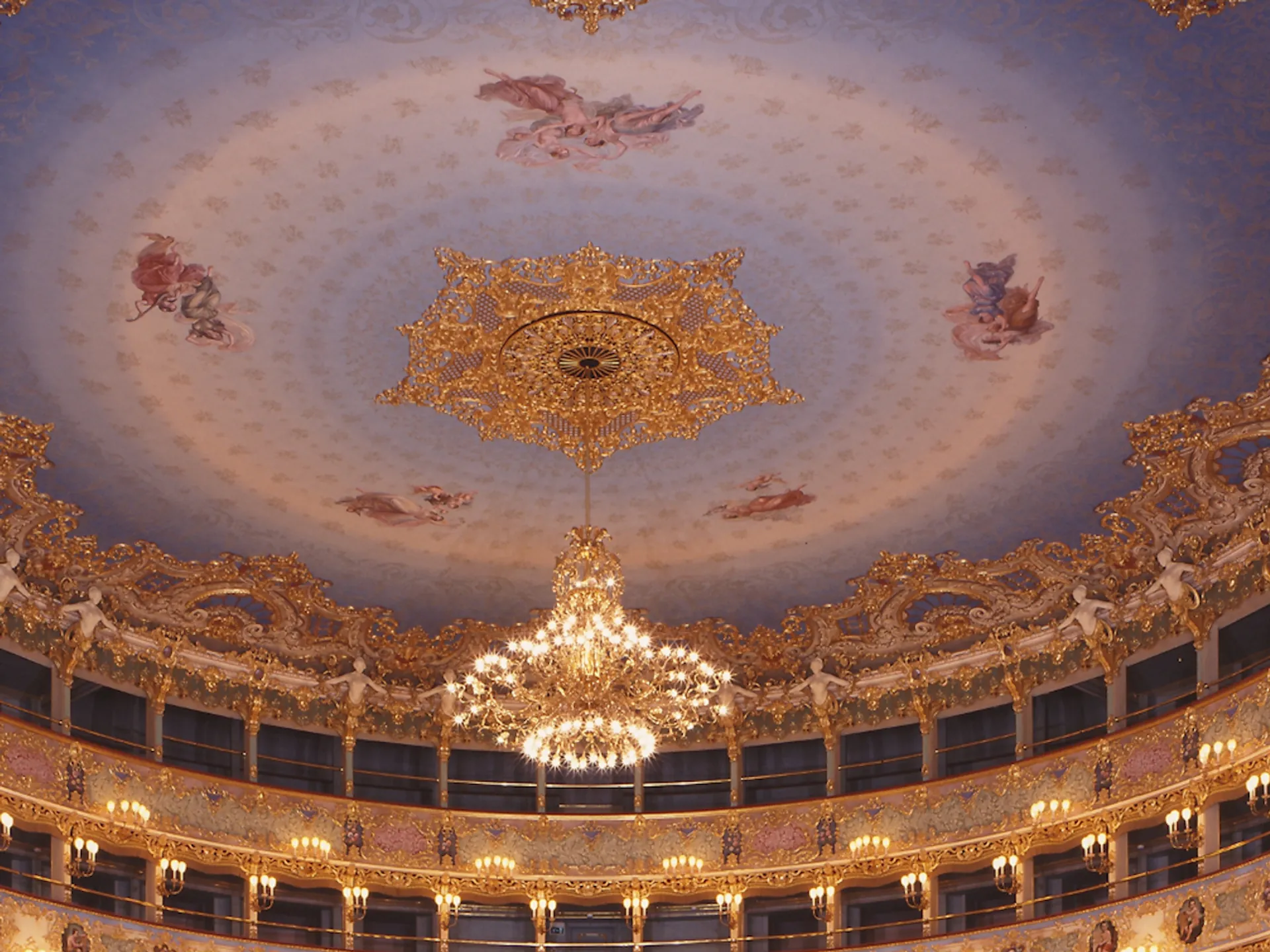 Interior del Teatro La Fenice