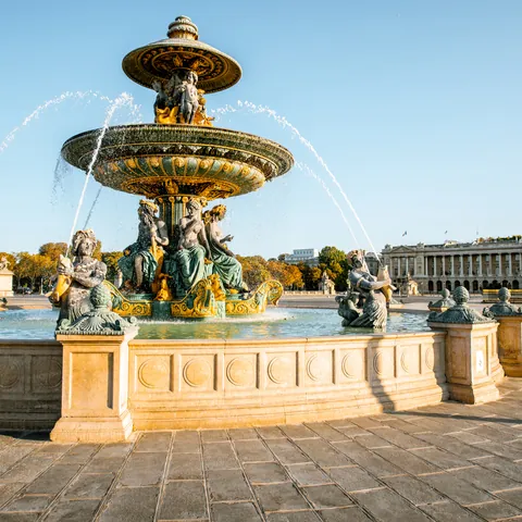 Fuente en la Plaza de la Concordia