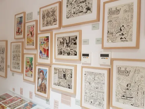 Páginas y portadas de cómics clásicos en el Museu de Sant Cugat