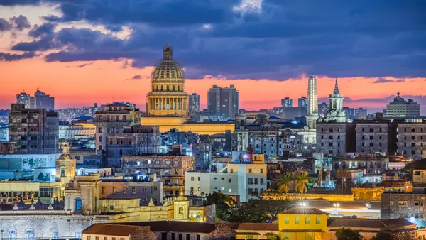 Vistas de la zona vieja de La Habana, Cuba