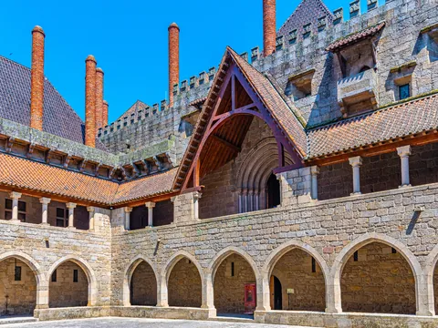 Patio interior del palacio de los Duques de Bragança, Guimaraes