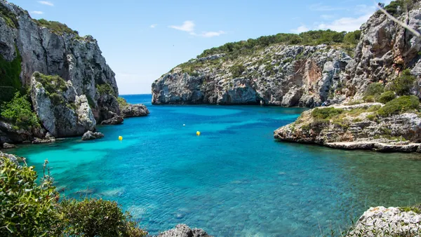 excursión Kayak Cales Coves Playas Virgenes Cala en Porter Menorca