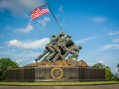 Memorial de Guerra del Cuerpo de Marines Iwo Jima en Arlington, Virginia
