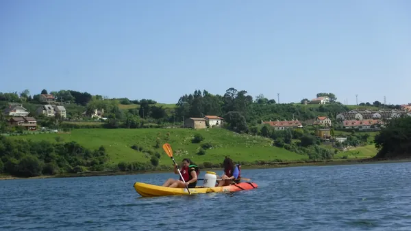 Ruta Canoa Ria Sa Vicente Barquera alquiler Canoa Kayak Actividad experiencias Cantabria