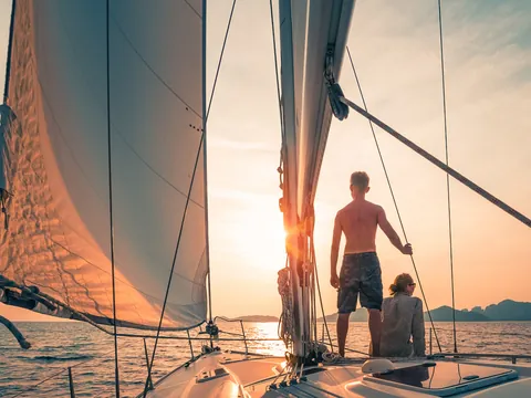 paseo catamarán Puesta Sol Denia barco Crucero Cava Costa Blanca Alicante Comunidad Valencia