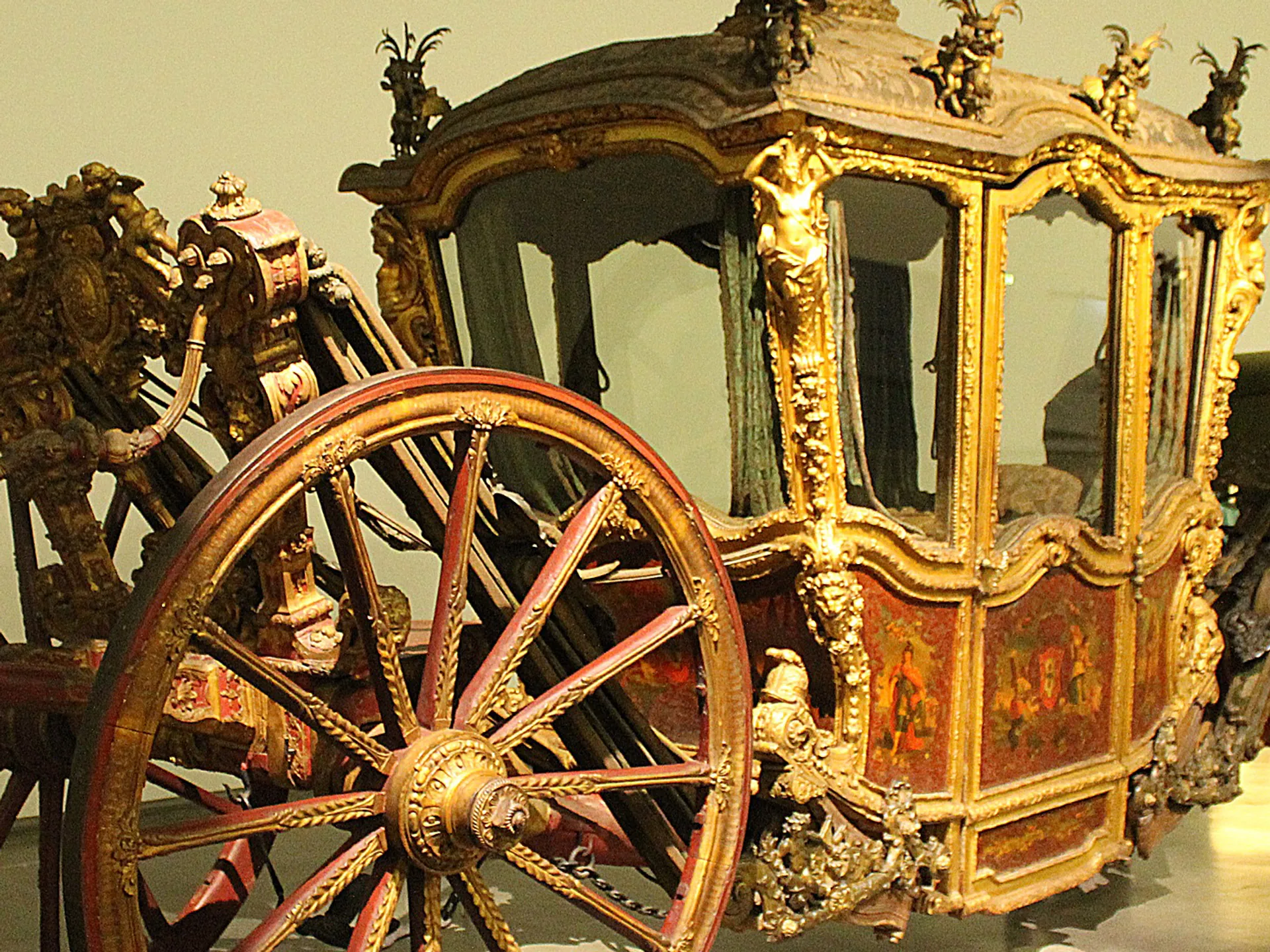Carruaje en el Museo Nacional dos Coches de Lisboa