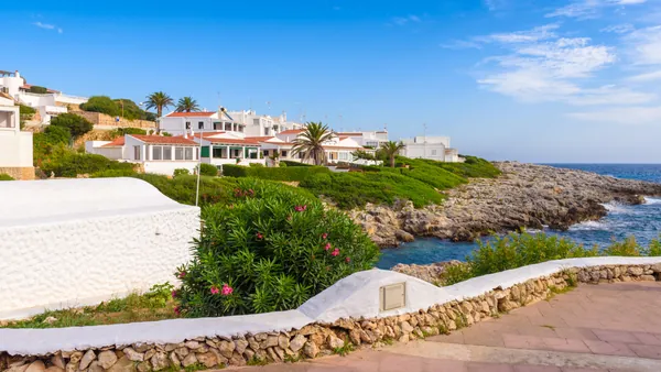 Imagen de la Cala Torret en Menorca