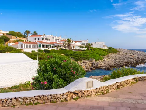 Imagen de la Cala Torret en Menorca