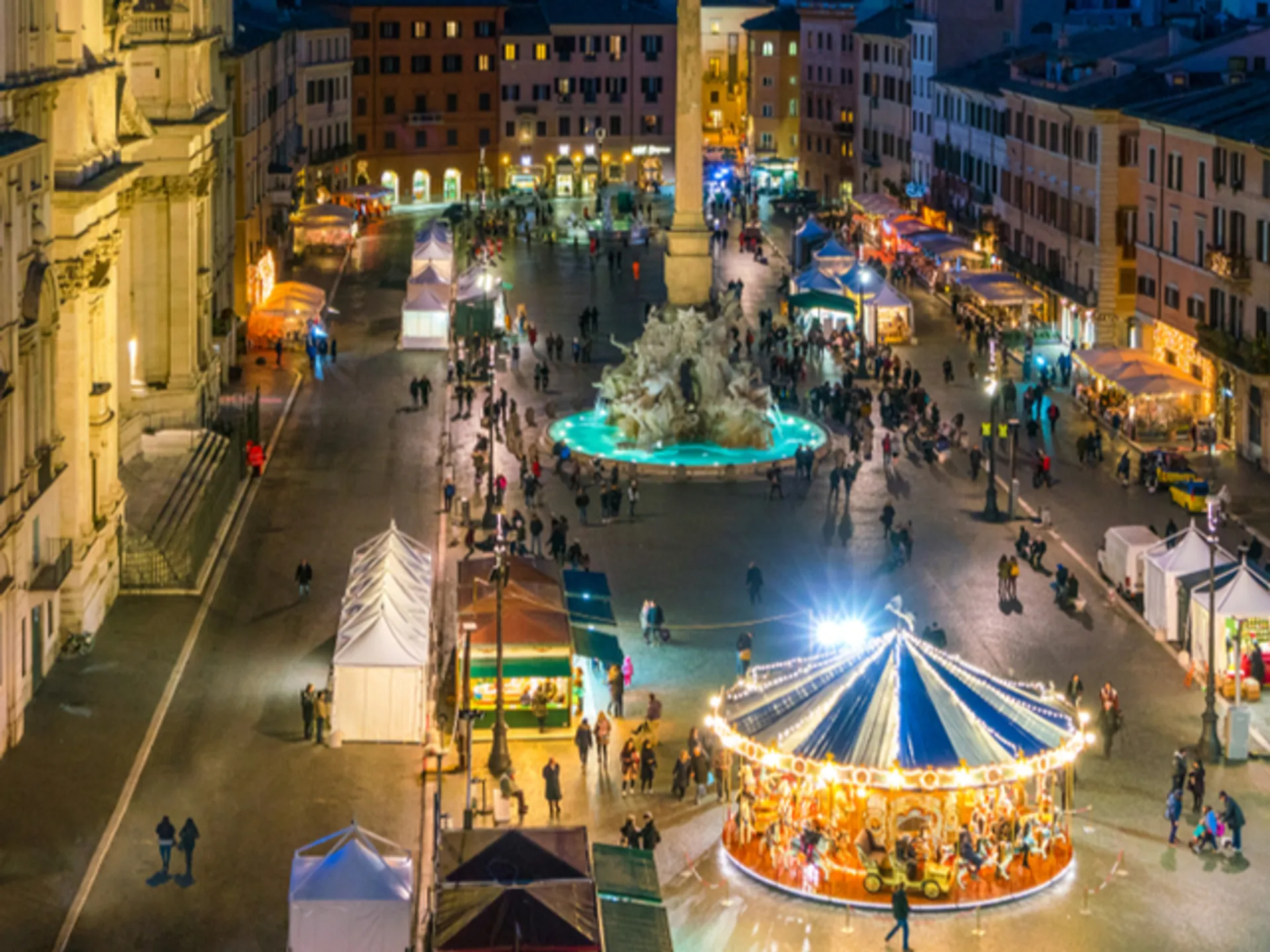 Navidad en Piazza Navona - Piazza Navona - Guía de Viaje Roma - Buendía Tours