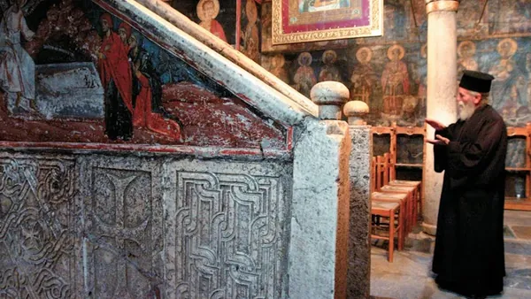 excursión Meteora Puesta Sol Kalabaka Kastrani Iglesia Bizantina Virgen Maria Monasterio Grecia