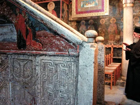 excursión Meteora Puesta Sol Kalabaka Kastrani Iglesia Bizantina Virgen Maria Monasterio Grecia