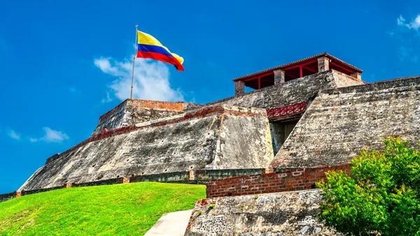 Castillo de San Felipe en Cartagena de Indias, Colombia