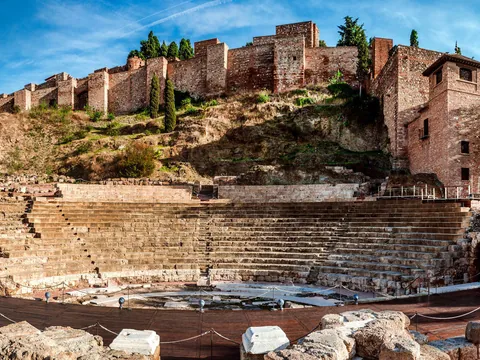 tour privado Málaga visita guiada Teatro Romano