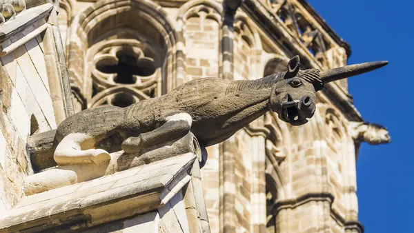 Gárgola de la catedral gótica de Barcelona