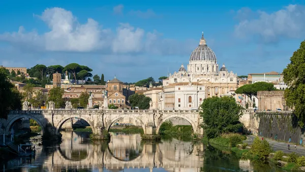 Basílica de San Pedro y Puente Sant'Angelo, Roma
