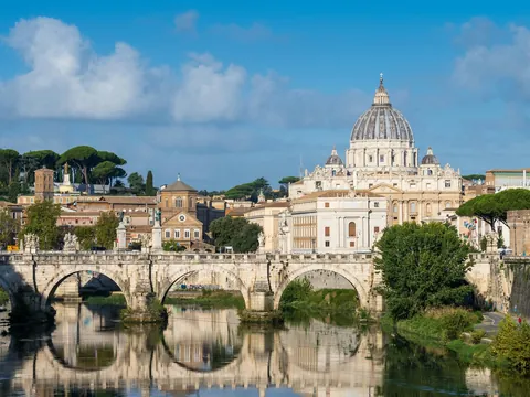 Basílica de San Pedro y Puente Sant'Angelo, Roma