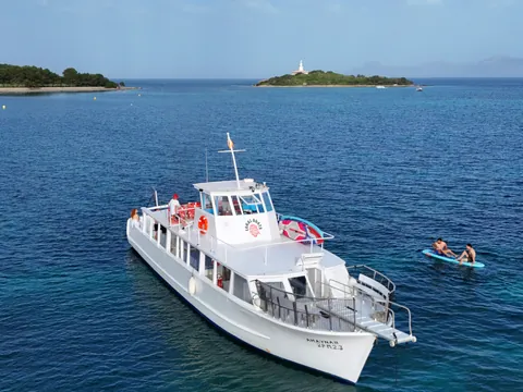 Paseo en barco por la bahía de Alcúdia