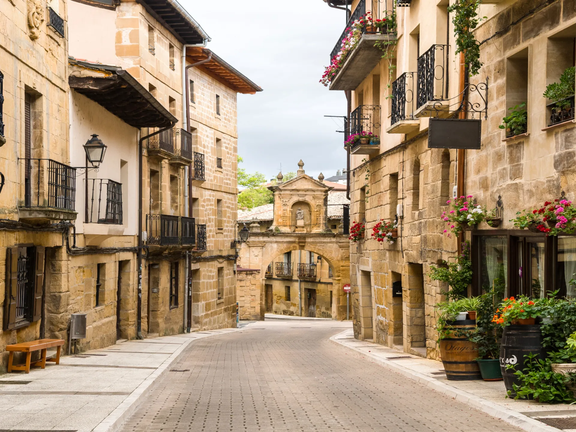 Vista Laguardia en la Rioja Alavesa - Pueblos de la Rioja Alavesa - Qué ver en Bilbao - Guía de Viajes Bilbao - Buendía Tours