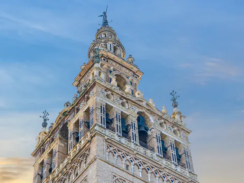 Detalle de la torre Giralda de Sevilla
