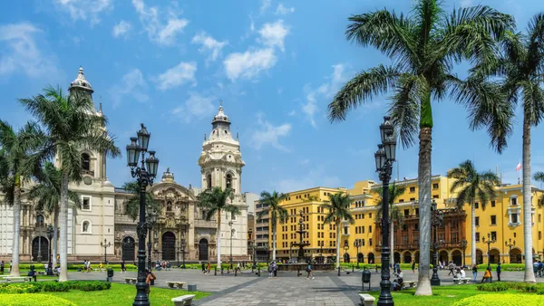 Plaza de Armas de Lima, el centro estratégico de la ciudad.