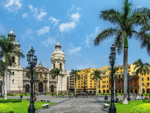 Plaza de Armas de Lima, el centro estratégico de la ciudad.