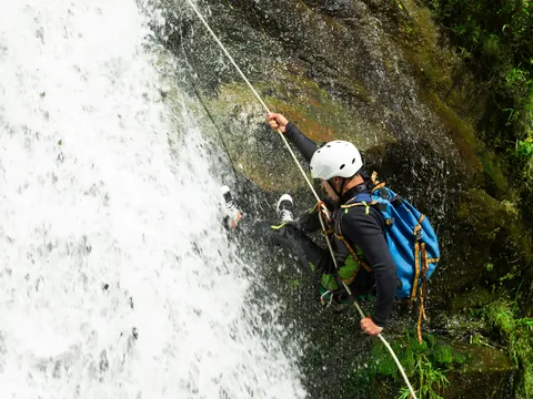 Barranquismo Madeira Descenso cañónes Canyoning Iniciacion