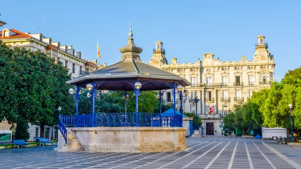 Plaza Pombo en Santander