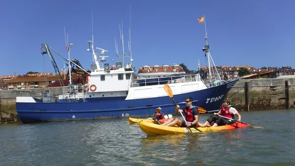 Ruta Canoa Ria Sa Vicente Barquera alquiler Canoa Kayak Actividad experiencias Cantabria