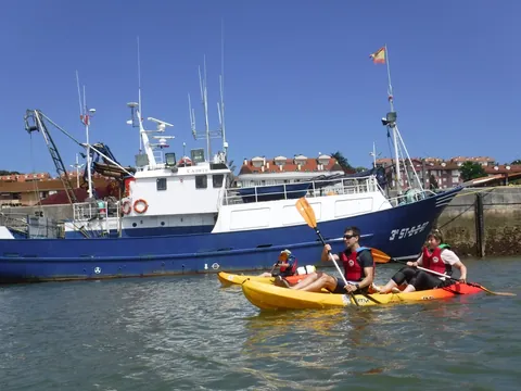 Ruta Canoa Ria Sa Vicente Barquera alquiler Canoa Kayak Actividad experiencias Cantabria