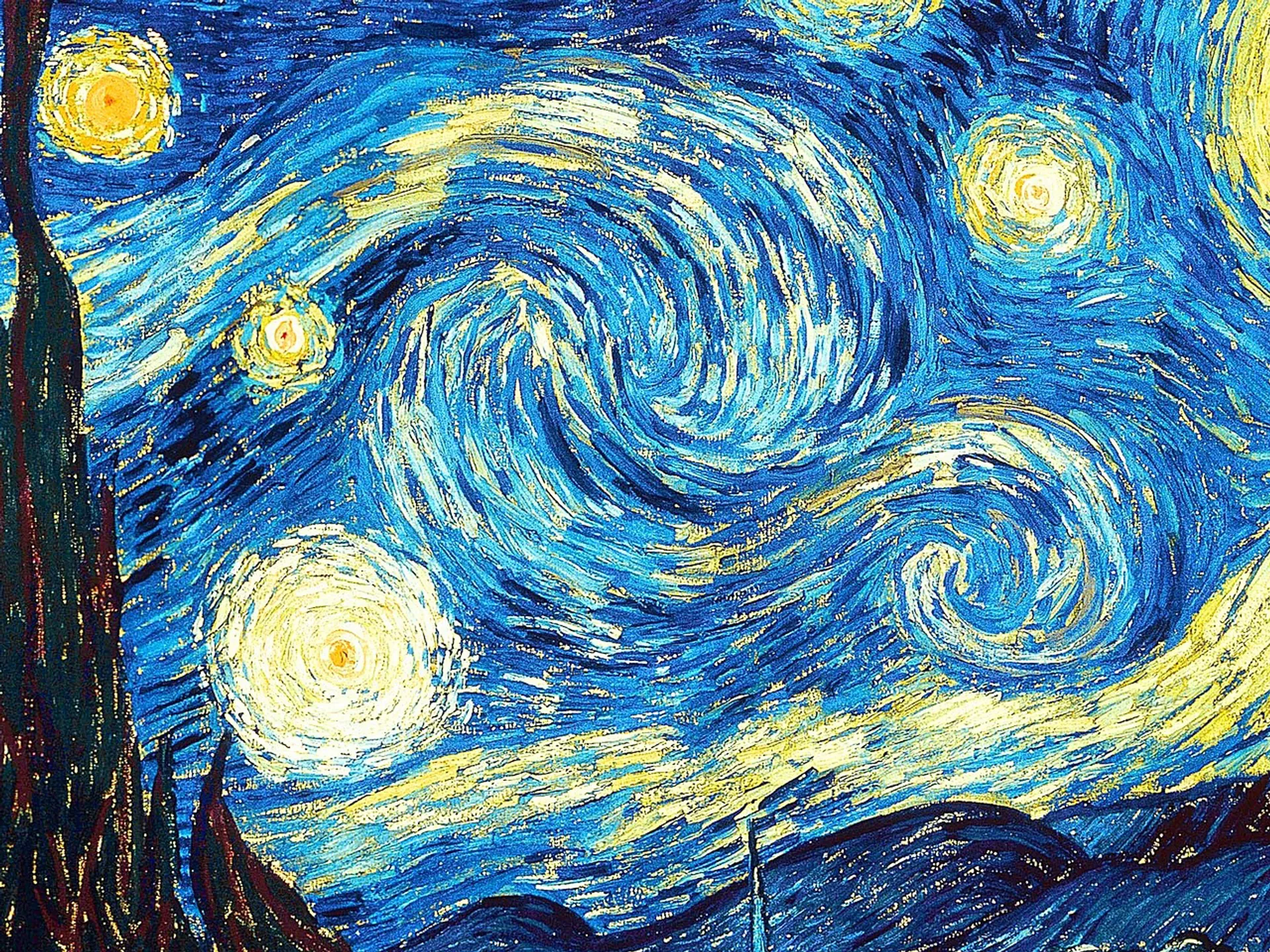 Noche estrellada, obra más famosa de Vincent van Gogh