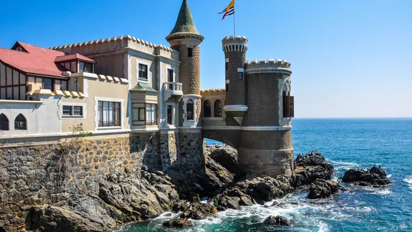 Castillo Wulff en el cerro Castillo de Viña del Mar.