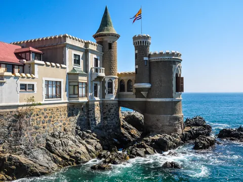 Castillo Wulff en el cerro Castillo de Viña del Mar.
