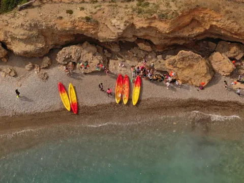 Excursión en kayak y snorkel en Ibiza