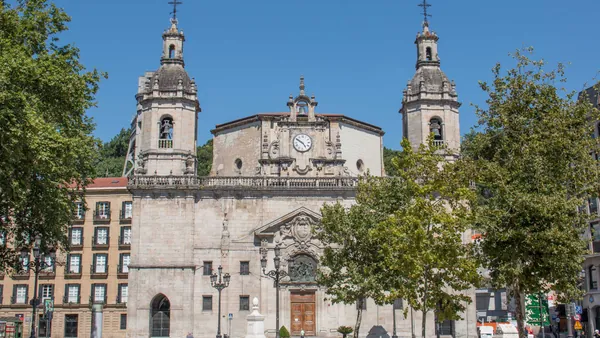 Iglesia de San Nicolás en Bilbao, templo barroco del siglo XVIII