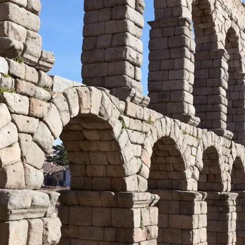 Imagen detalle del Acueducto de Segovia