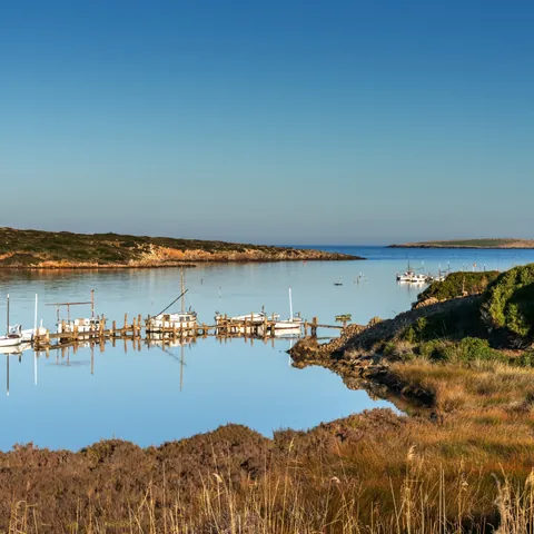 Puerto de Sanitja, Menorca, España