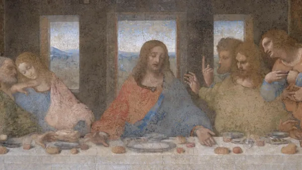 Obra "La Última Cena" de Leonardo da Vinci, que puedes ver en Milán con entradas sin colas.