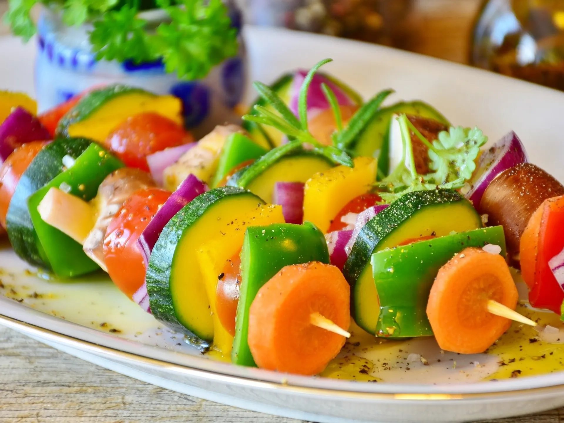 Brocheta de verduras- Restaurantes con tres estrellas michelín- Bélgica, el paraíso de los gourmands- Blog - Buendía Tours