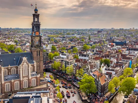La Westerkerk es la Iglesia más al Oeste de la ciudad.