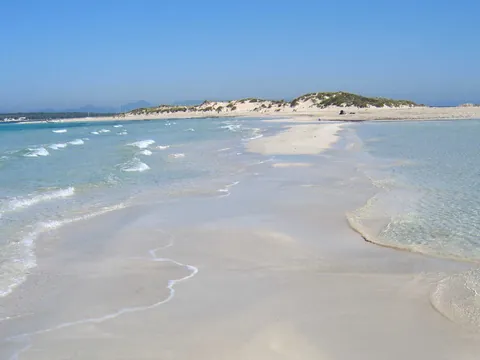 Playas barco Formentera