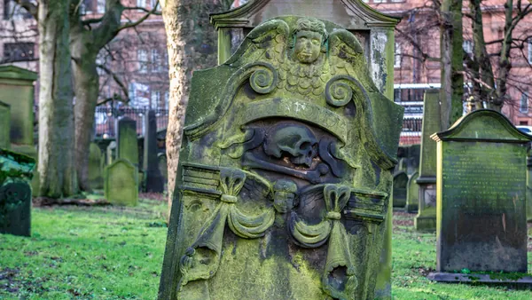 Lápida en el cementerio de Edimburgo