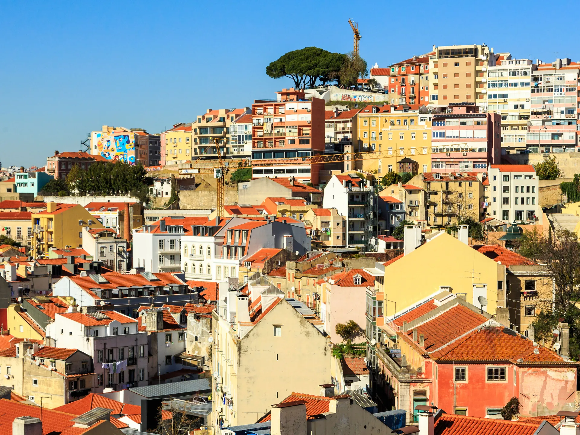 Barrio da Graça en Lisboa, Portugal