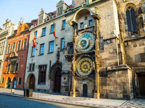 Fachada principal del Reloj Astronómico de Praga