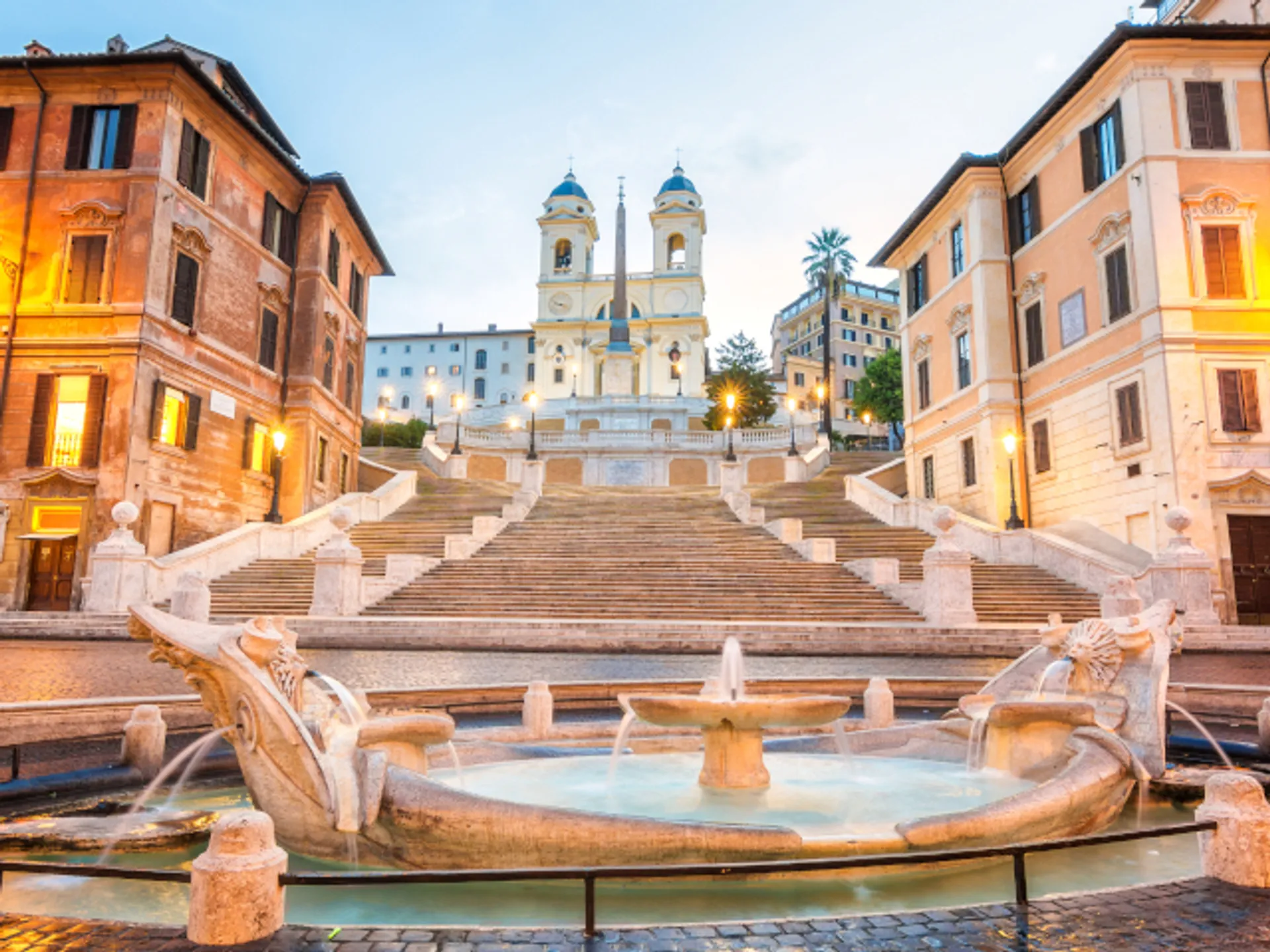 Vista de la Plaza España de Roma - Plaza España de Roma - Qué ver en Roma - Guía de Viajes Roma - Buendía Tours
