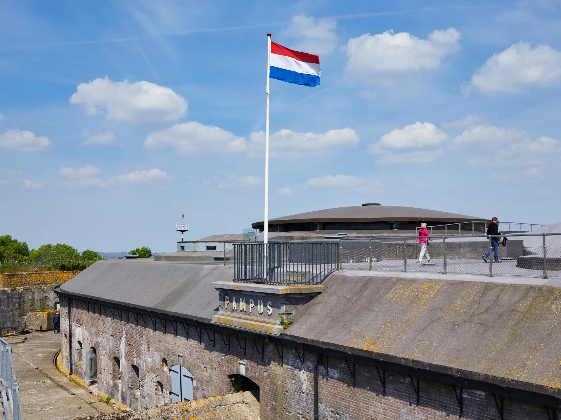 Antigua fortaleza militar en la isla Pampus cerca de Ámsterdam-Buendía Tours