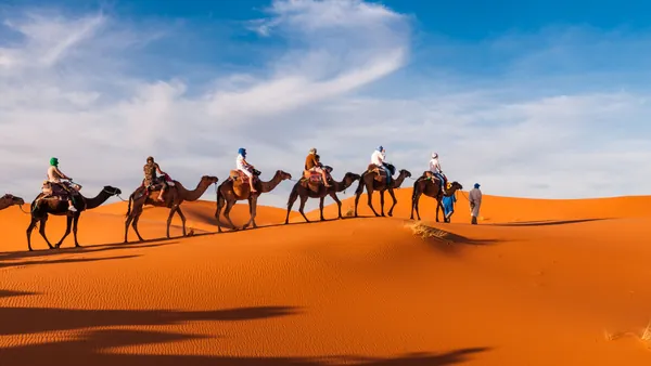 paseo Camello excursión privada Desierto Zagora desde Marrakech