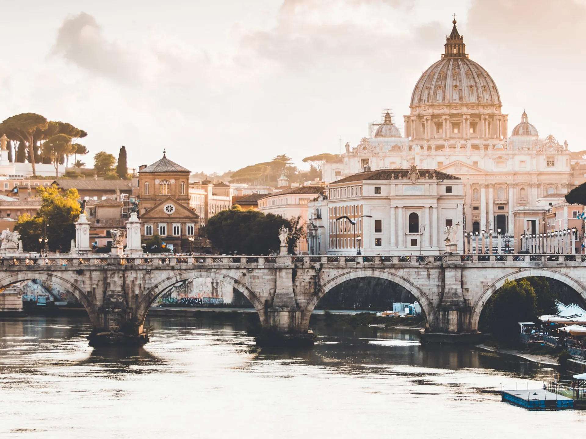 Vista de Roma con el río Tíber - HOME Roma - Guía de Viajes Roma - Buendía