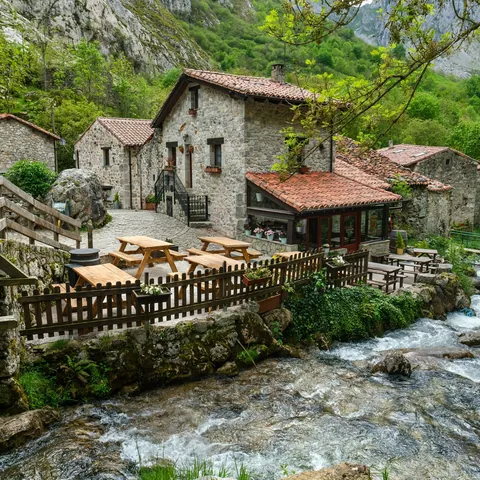 Casas situadas en Bulnes Asturias